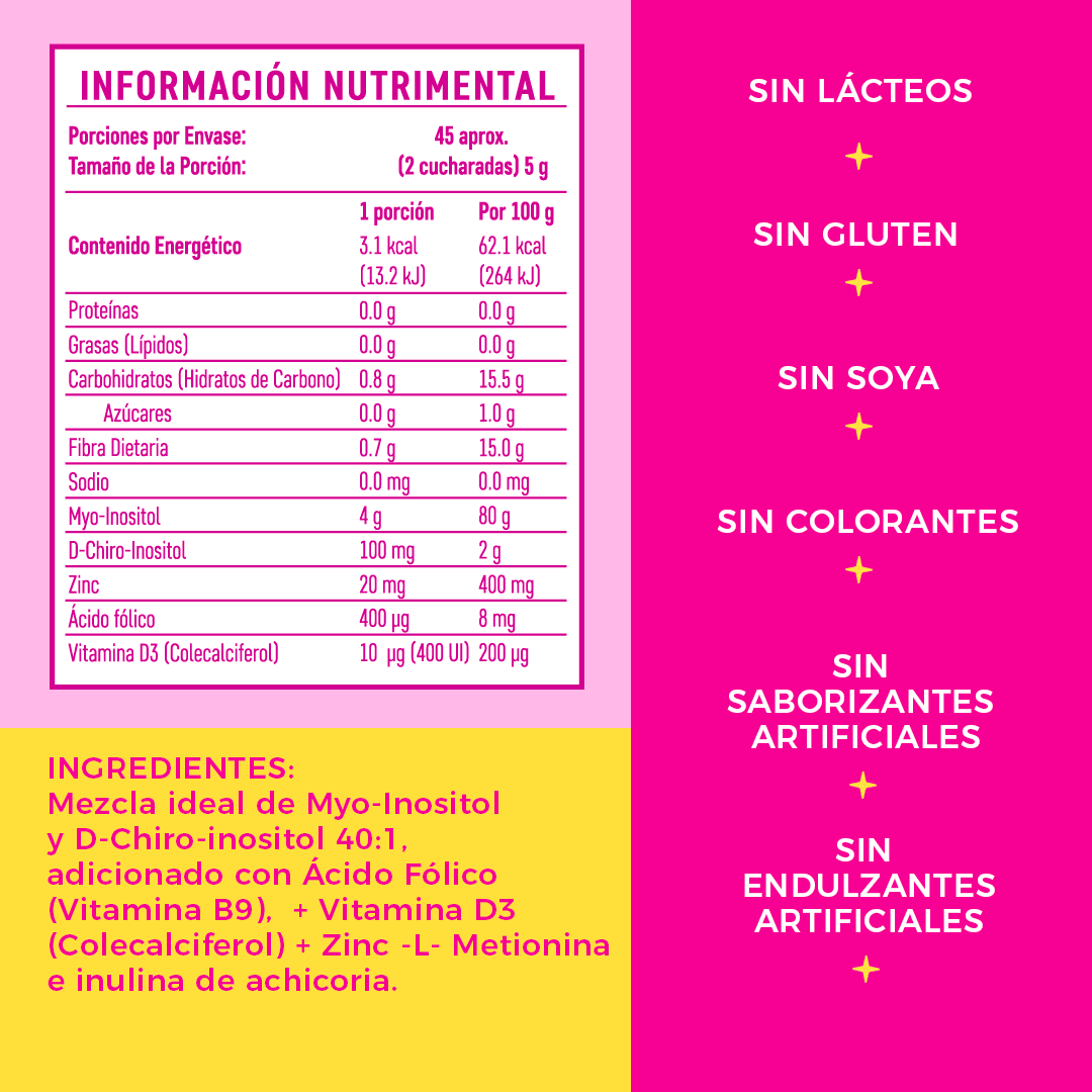 Myo & D-Chiro Inositol VITATÚ: Regulador hormonal