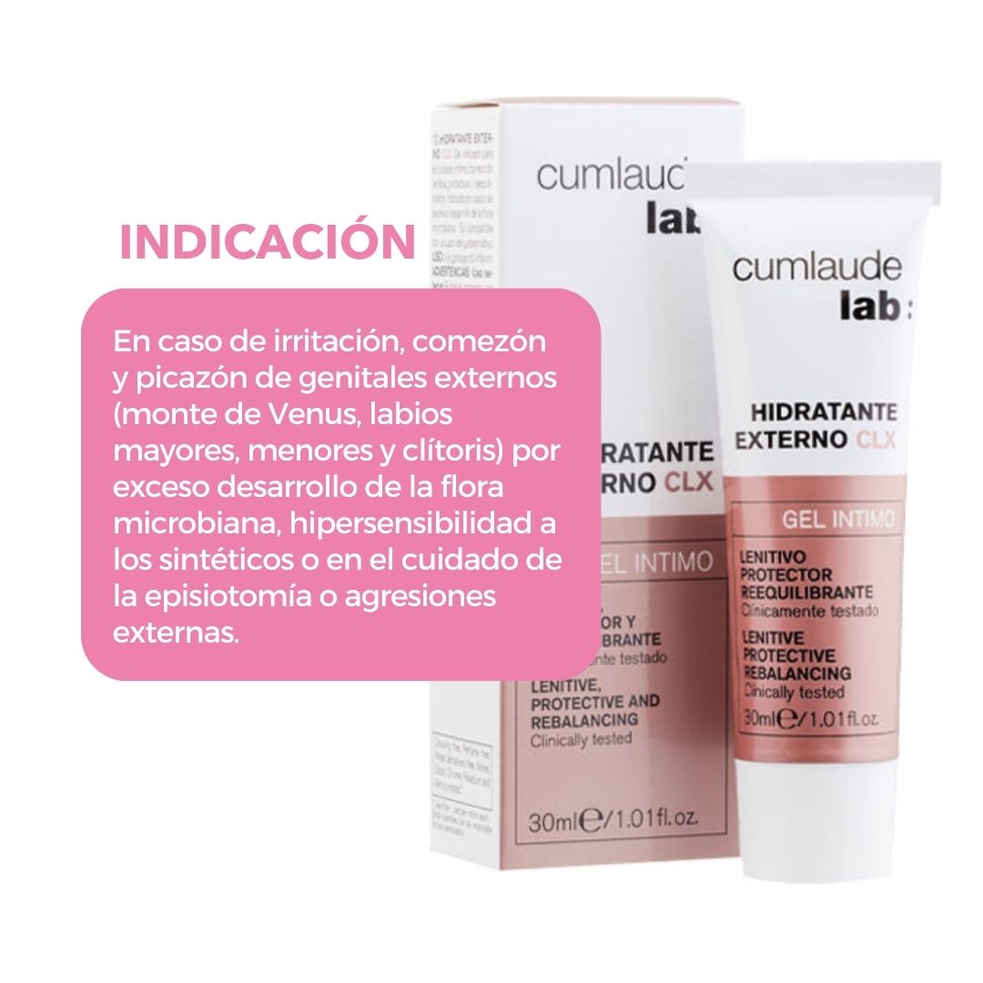 GEL HIDRATANTE EXTERNO CLX: Alivia sintomas vulvares