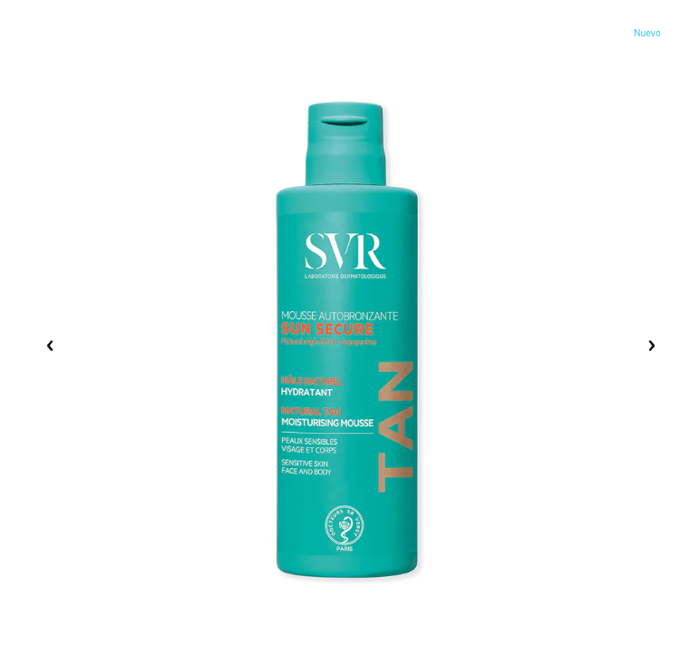 SVR Sun Secure MOUSSE AUTOBRONZANTE (mouue auto bronceador)