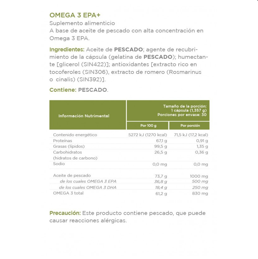 INOVANCE - OMEGA 3 EPA