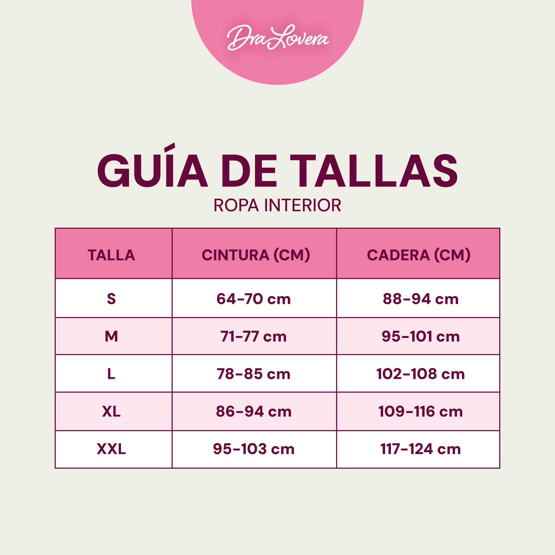 Ropa Íntima de Uso Diario 92 % Algodón