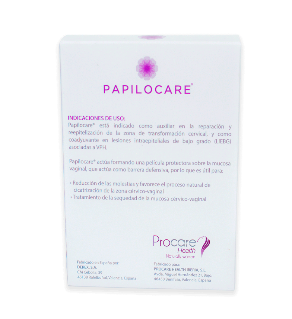 PAPILOCARE GEL VAGINAL: Tratamiento de VPH.