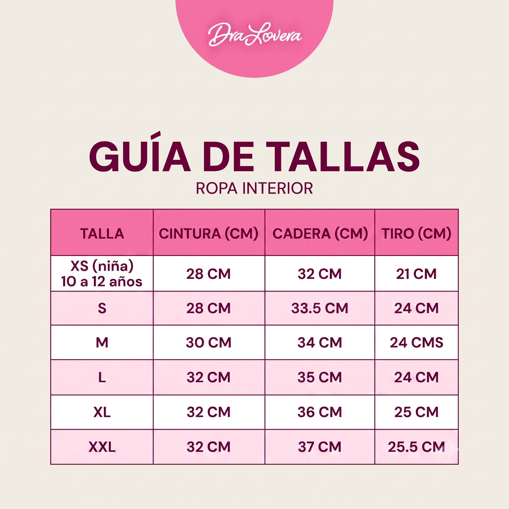 Ropa Íntima de Uso Diario 92 % Algodón